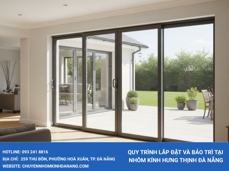 Quy trình lắp đặt và bảo trì tại Nhôm Kính Hưng Thịnh Đà Nẵng