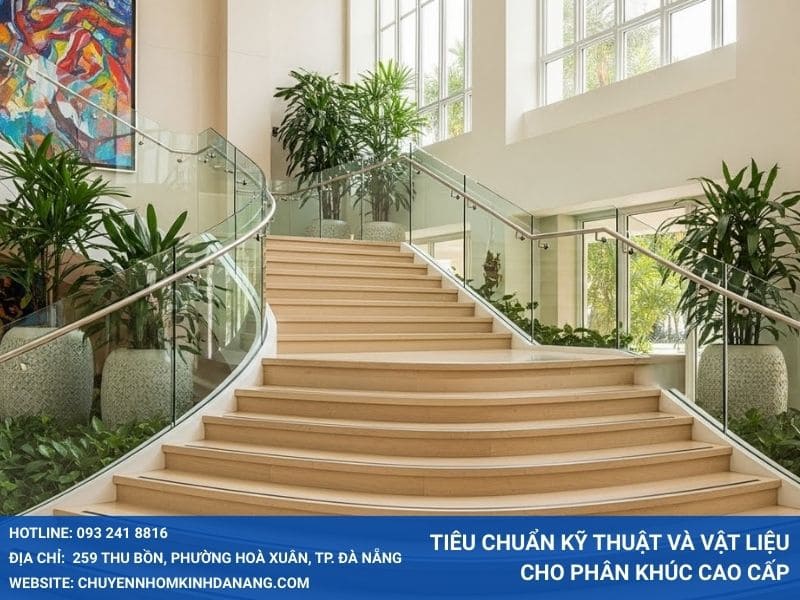 Tiêu chuẩn kỹ thuật và vật liệu cho phân khúc cao cấp