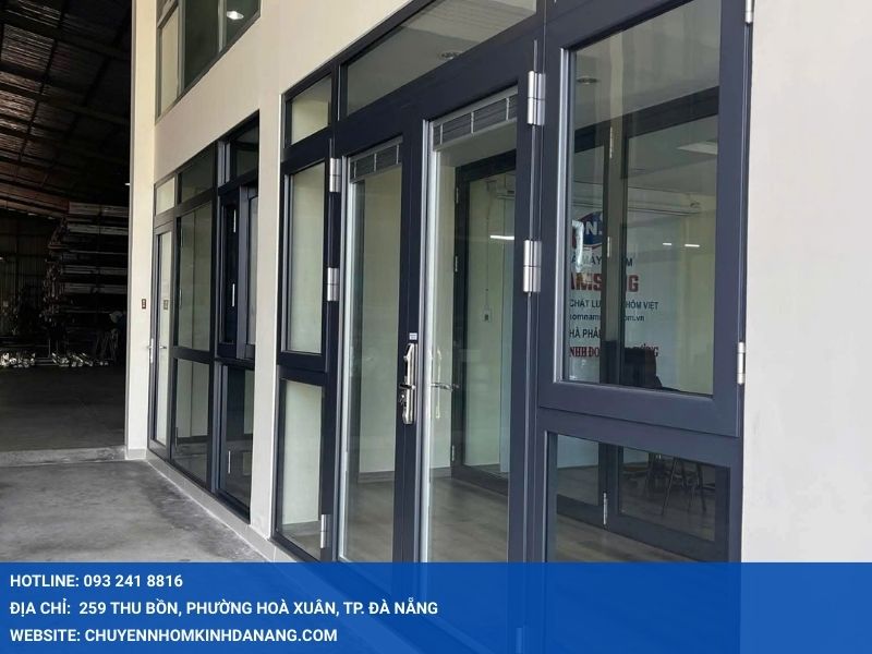 Vách kính cách âm cách nhiệt Nhôm Kính Hưng Thịnh