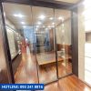 Cửa lùa nhôm slim không rây