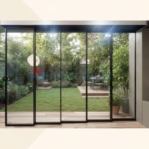 Hình thực tế cửa trượt nhôm slim 5 cánh