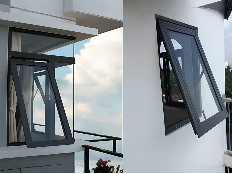 Các mẫu cửa sổ nhôm kính 1 cánh