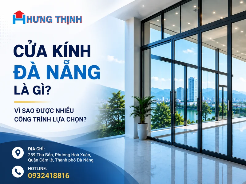 Cửa kính Đà Nẵng là gì? Vì sao được nhiều công trình lựa chọn?
