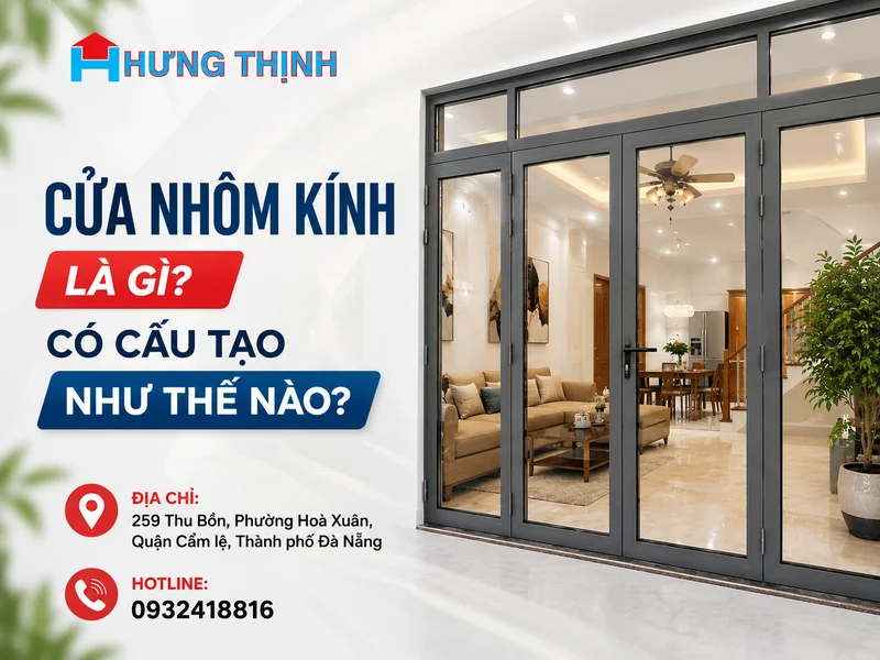 Cửa nhôm kính là gì? Có cấu tạo như thế nào?