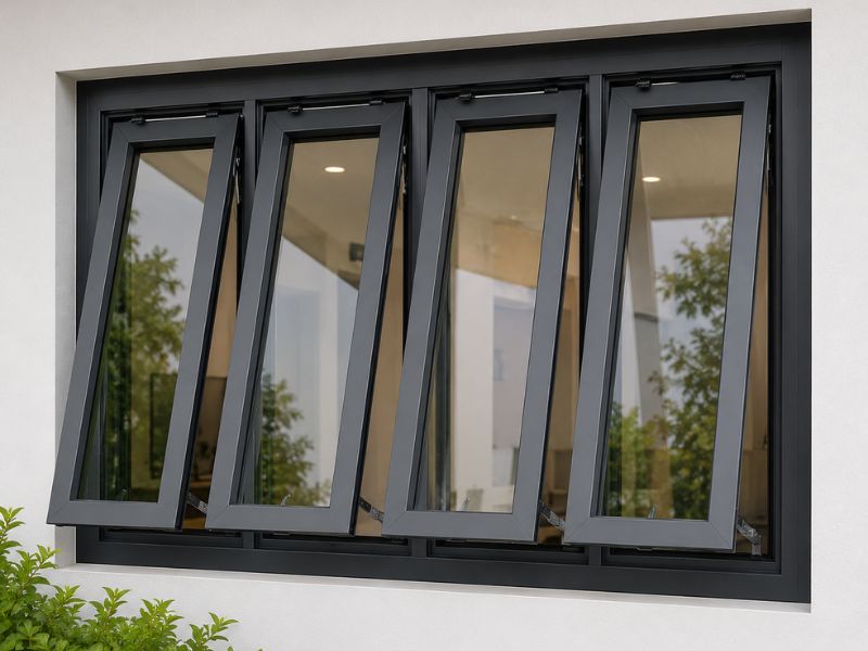 Cửa sổ nhôm kính 4 cánh