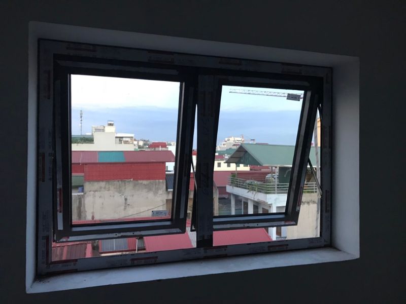 Cửa sổ nhôm kính mở hất