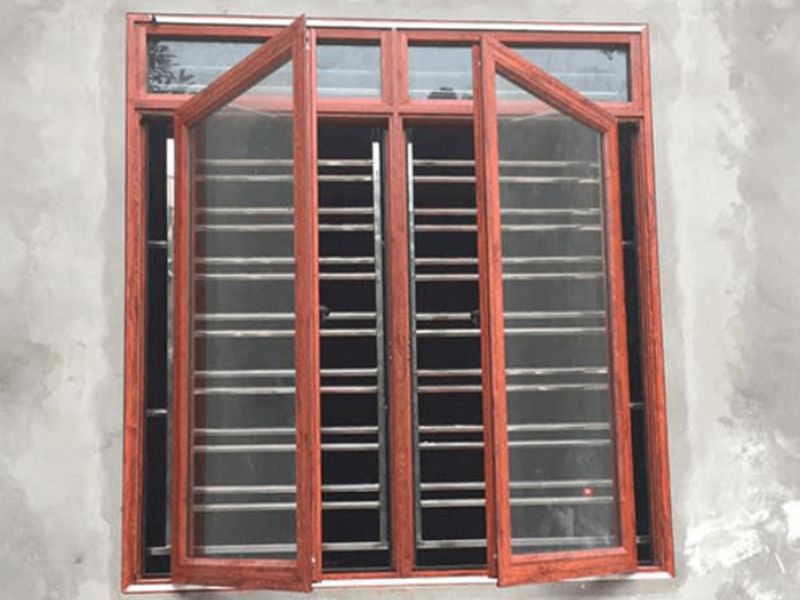 Cửa sổ nhôm kính mở quay