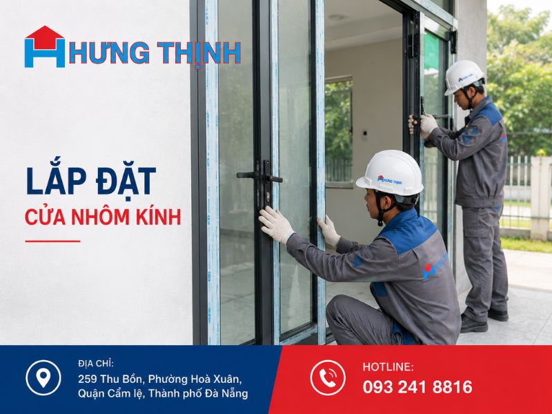 Lắp đặt cửa nhôm kính