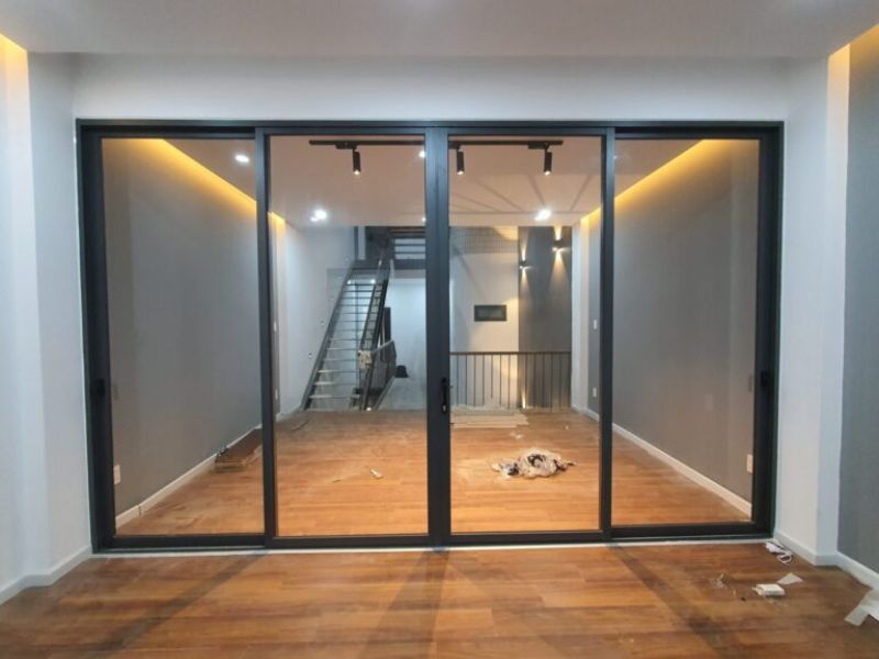 Mẫu cửa nhôm 4 cánh đẹp