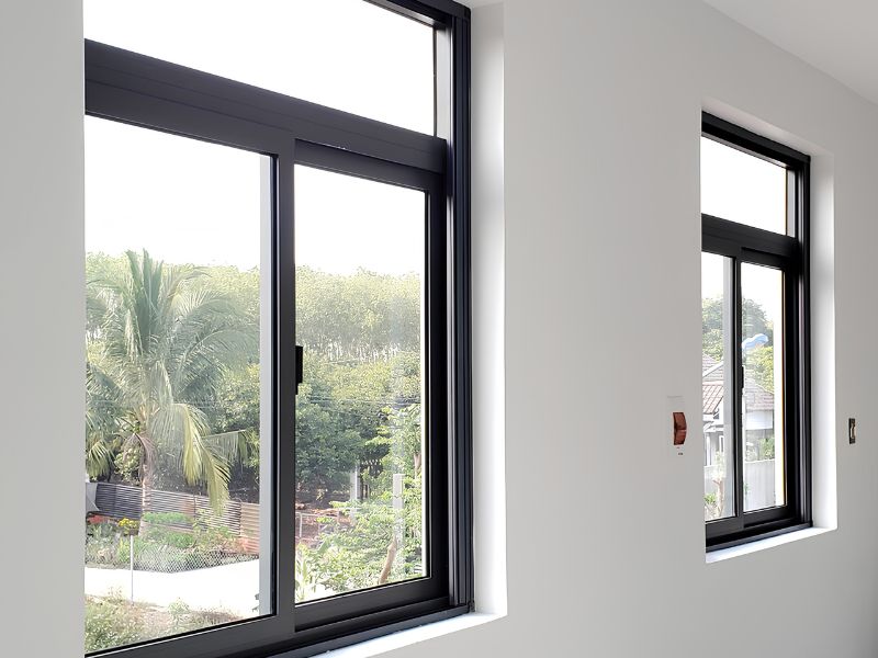 Mẫu cửa sổ nhôm kính 2 cánh