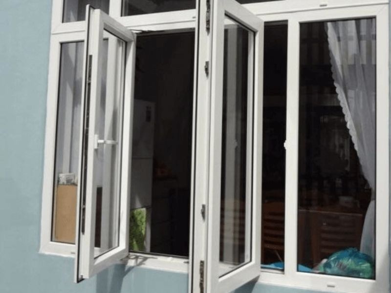 Mẫu cửa sổ nhôm kính 2 cánh