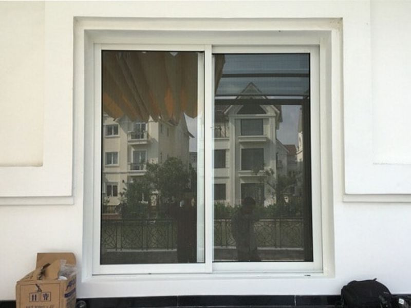 Mẫu cửa sổ nhôm kính 2 cánh