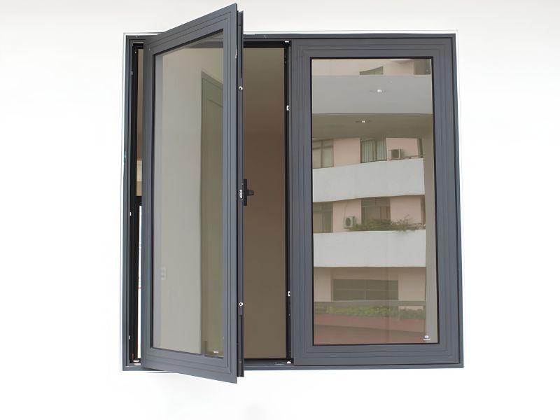 Mẫu cửa sổ nhôm kính 2 cánh