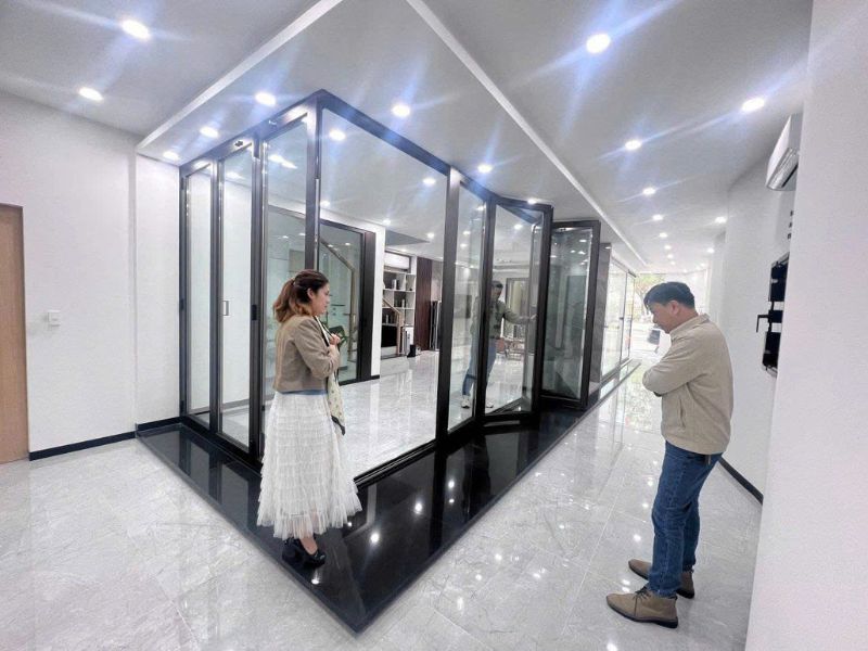 Mẫu vách nhôm kính đẹp