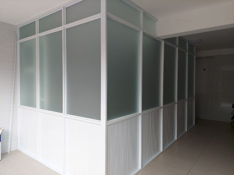 Mẫu vách nhôm kính đẹp