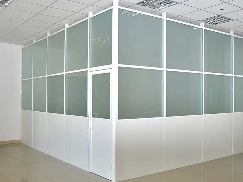 Mẫu vách nhôm kính đẹp