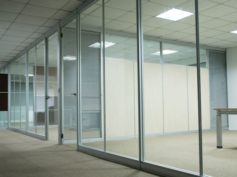 Mẫu vách nhôm kính đẹp