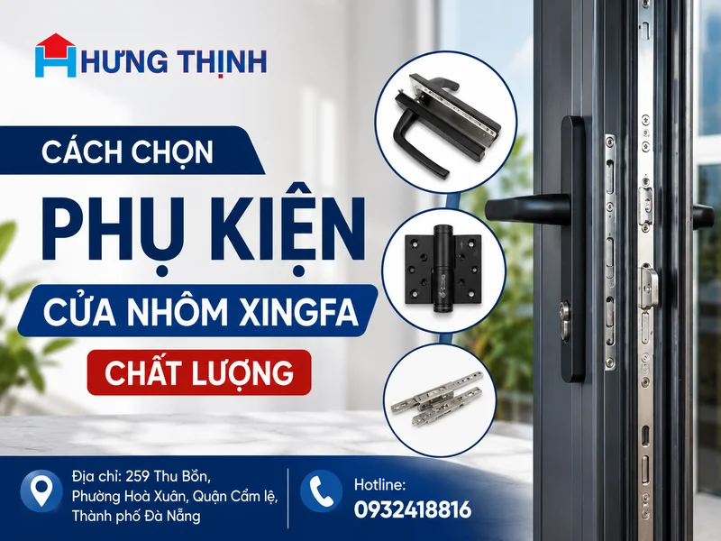 Tại sao cần sử dụng phụ kiện đồng bộ cho cửa nhôm Xingfa?