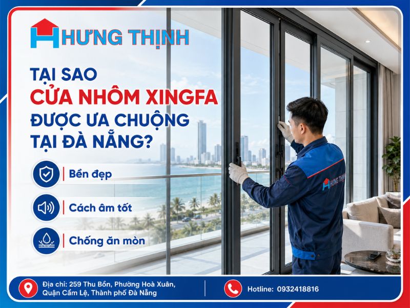 Tại sao cửa nhôm Xingfa lại được ưa chuộng tại Đà Nẵng?