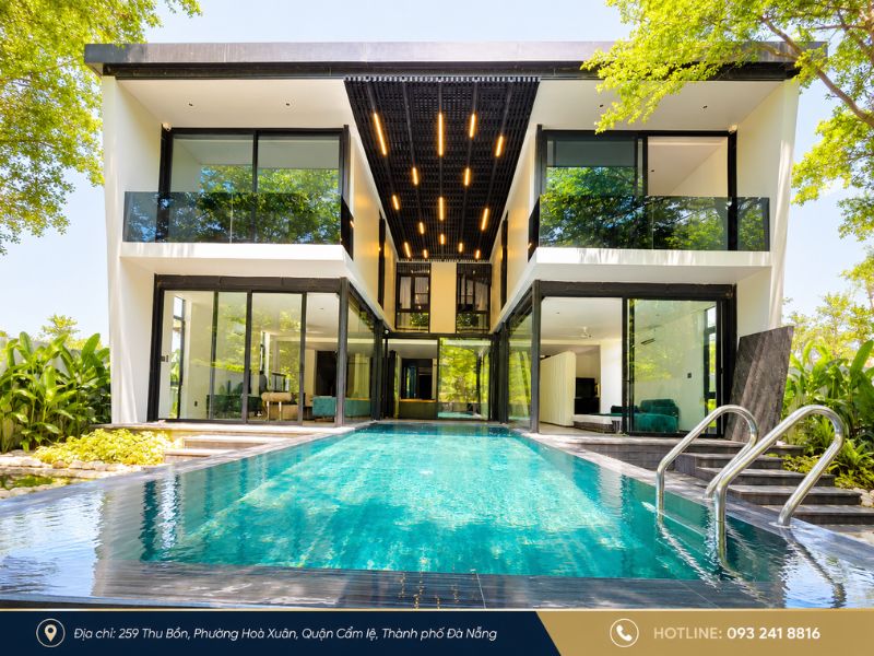 Thi công cửa kính cường lực Đà Nẵng hotel