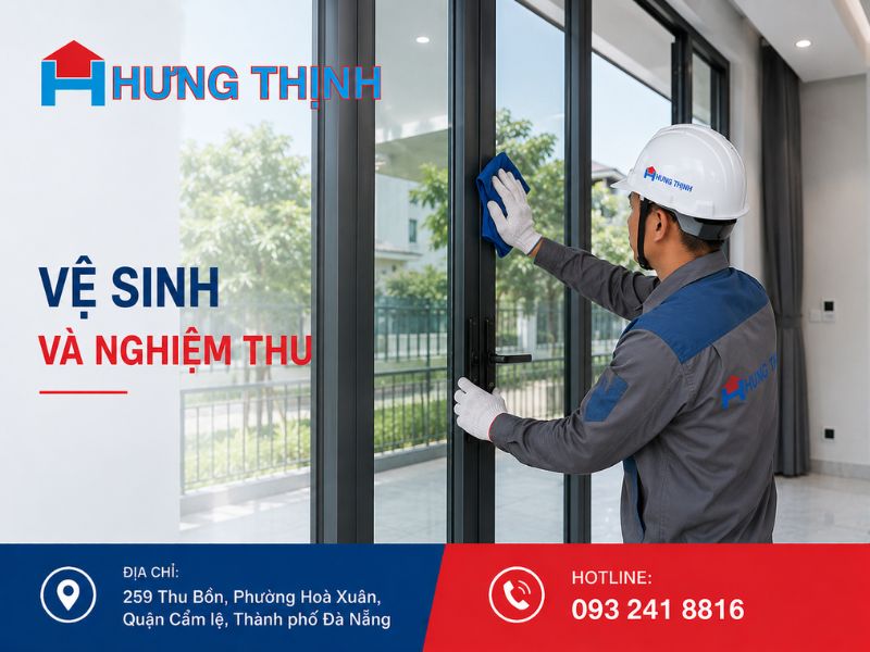 Vệ sinh và nghiệm thu