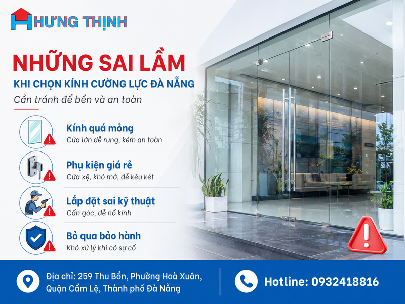 Những sai lầm khi chọn kính cường lực tại Đà Nẵng