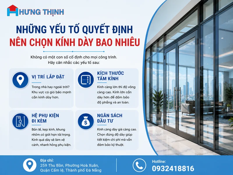 Những yếu tố quyết định nên chọn kính dày bao nhiêu